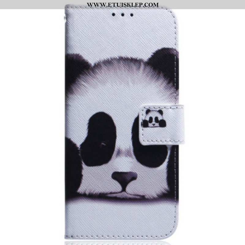 Obudowa Etui Na Telefon do Honor Magic 5 Lite z Łańcuch Paskowata Panda